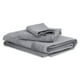 thumbnail image 1 of Juego de Toallas de Baño de Algodon Suaves Absorbentes y Resistentes Set de 3 Piezas Gris Gaon, 1 of 5