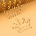 thumbnail image 1 of Durability Stationery Clip,  Metal Paper Clip, Bookmarks DIY For School Stationery Daily File Documents Office Photo Album Clips, 1 of 8