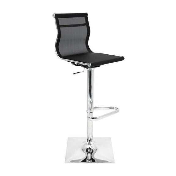 Furniture Modern Contemporary Indoor Mirage Barstool - Black