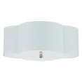 thumbnail image 3 of C Cattleya 2-Light White Linen Flush Mount with Acrylic diffuser, 3 of 6