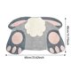 thumbnail image 2 of Alfombra de baño con conejito de Pascua Alfombra de baño acolchada antideslizante y absorbente, apta para el baño, la ducha, la bañera y la cocina. Decoración con alfombras., 2 of 3