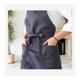 thumbnail image 2 of Delantal para hombre y mujer con correas ajustables y bolsillos grandes, delantales de cocina impermeables JM JM, 2 of 5