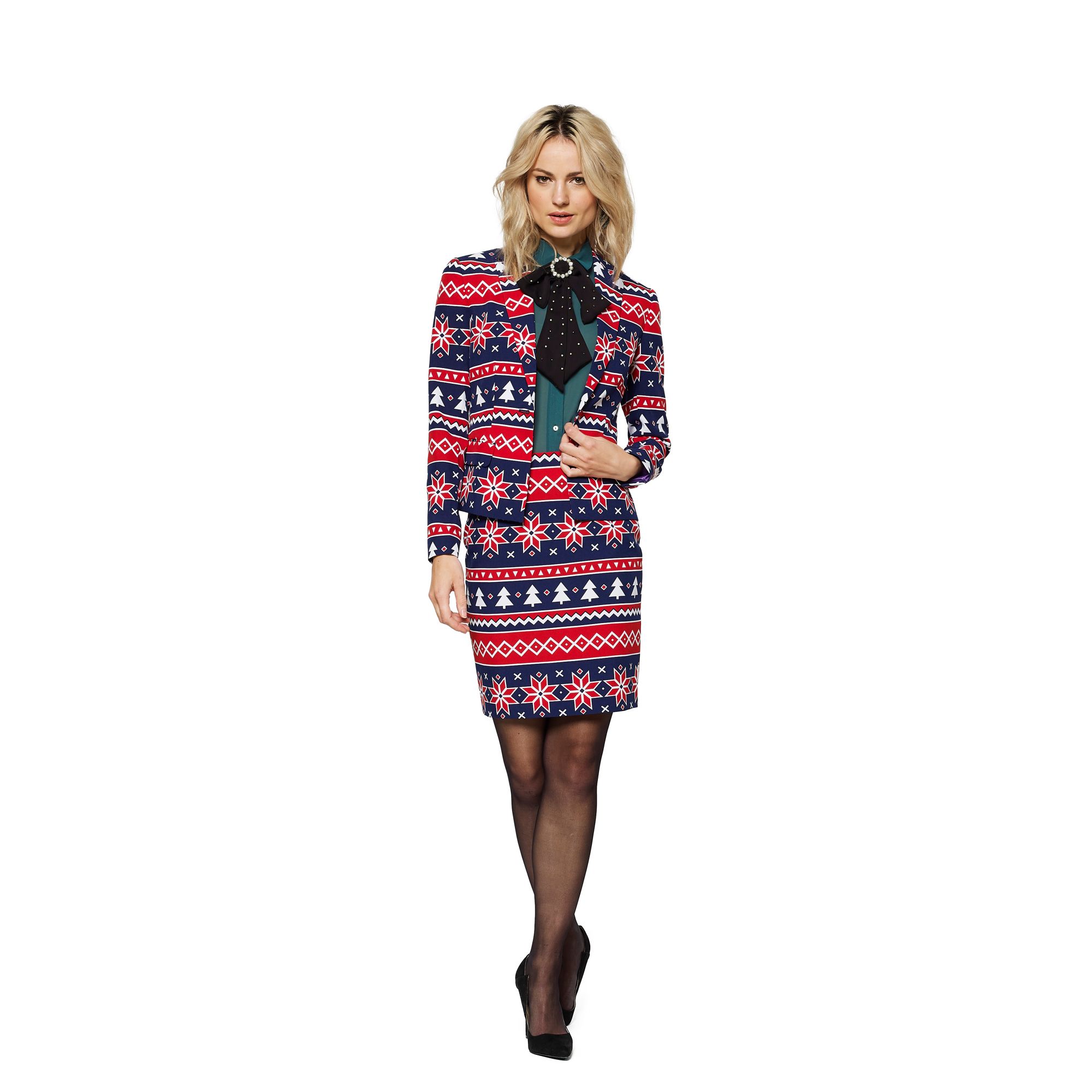 christmas pant suit womens