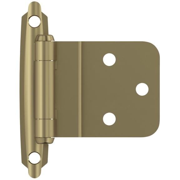 Amerock Bp3428 Functional Hardware 3/8" Inset Surface Mount Cabinet Door Hinge - Gold
