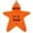 A26-Orange, variant on Gaexia Baby Starfish Onesie, Starfish Baby Outfit, Halloween Cozy Baby Star Suit with Hidden Zipper