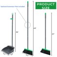 thumbnail image 3 of Treelen Broom whit Dustpan Combo Set for House Floor Cleaning Green, 3 of 9