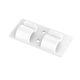 thumbnail image 1 of Clips de luces de cadena para exteriores con tiras adhesivas impermeables () blanco 25 piezas, 1 of 8