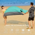 thumbnail image 3 of Beach Blanket Oversized Extra Large 78" X 81",Waterproof Sandproof Beach Blanket 1-7 Adults Lightweight Durable for Travel Camping Hiking Picnic, 3 of 7