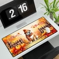 thumbnail image 3 of Happy Thanksgiving Bulldog Give Thanks Fall Beanie Scarf Welcome Desk Mat Full Keyboard Mouse Pad Dog Lover Gifts Idea Large Mousepad - 00020, 3 of 5