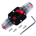 thumbnail image 1 of czcpp-Circuit Breaker Réinitialisation Manuelle Fusible Étanche Inverter pour Voiture ATV Marine Trolling Motors Bateau Protection de Puissance 12V-48V DC, avec Outil Hexagonal Intérieur & Vis (60A), 1 of 4