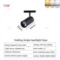 thumbnail image 1 of QIUBOSS Modern Magnetic Track Lights Embedded LED Spotlight Downlight Living Room Without Main Light Lighting Grille Lamp Series, 1 of 5