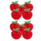 thumbnail image 3 of 10 Piezas Adornos de Panal de Manzana para Suministros de Fiesta Decoraciones de Manzana de Papel Rojo para Cumpleaños y Eventos Escolares Decoraciones de Centro de Mesa de Panal de Manzana, 3 of 5