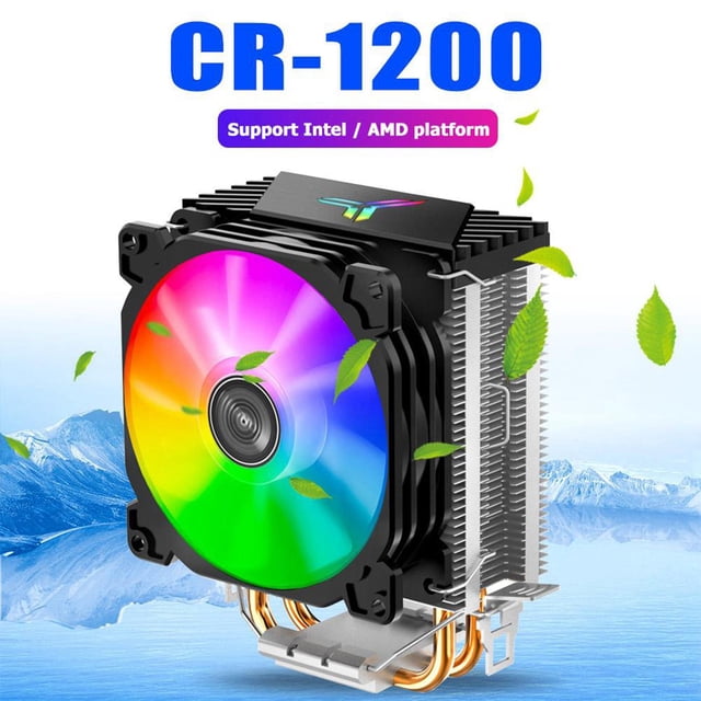 CR1200 torre de tubería CPU enfriador ventiladores de refrigeración perfke ventilador de cpu enfriador de cpu