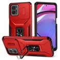 thumbnail image 1 of Funda para GANGXUN Motorola Moto G Power 2023 - Soporte metálico, Función magnética, Rojo, 1 of 5
