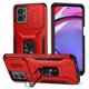 thumbnail image 1 of Funda para GANGXUN Motorola Moto G Power 2023 - Soporte metálico, Función magnética, Rojo, 1 of 5