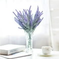 thumbnail image 4 of Zukuco Artificial Lavender Flowers 8 Pieces for Wedding Decor and Table Centerpieces, Lifelike Fake Plant Bouquet Home Kitchen Garden Indoor Outdoor Decor(Purple), 4 of 7