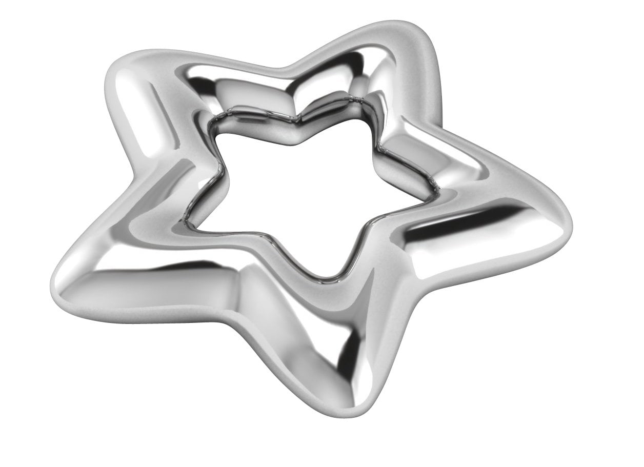 silver plated rattle