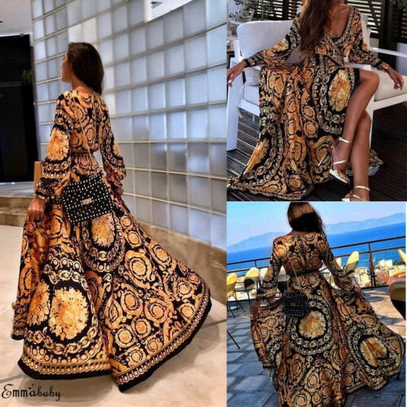 Women Wrap Formal Wedding Bridesmaid Long Evening Party Ball Gown Cocktail Dress