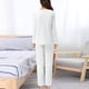 thumbnail image 4 of Conjunto de pijama cálido y suave para mujer, cómodo, de felpa, oversize, con pantalones, ropa de estar por casa, 2 piezas, otoño-invierno, 4 of 6