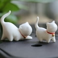 thumbnail image 2 of Mini Figurines de Chat Petites Figurines Décoration de Bureau Décoration Maison, 2 of 9