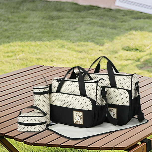 Bolso cambiador negro new arrivals
