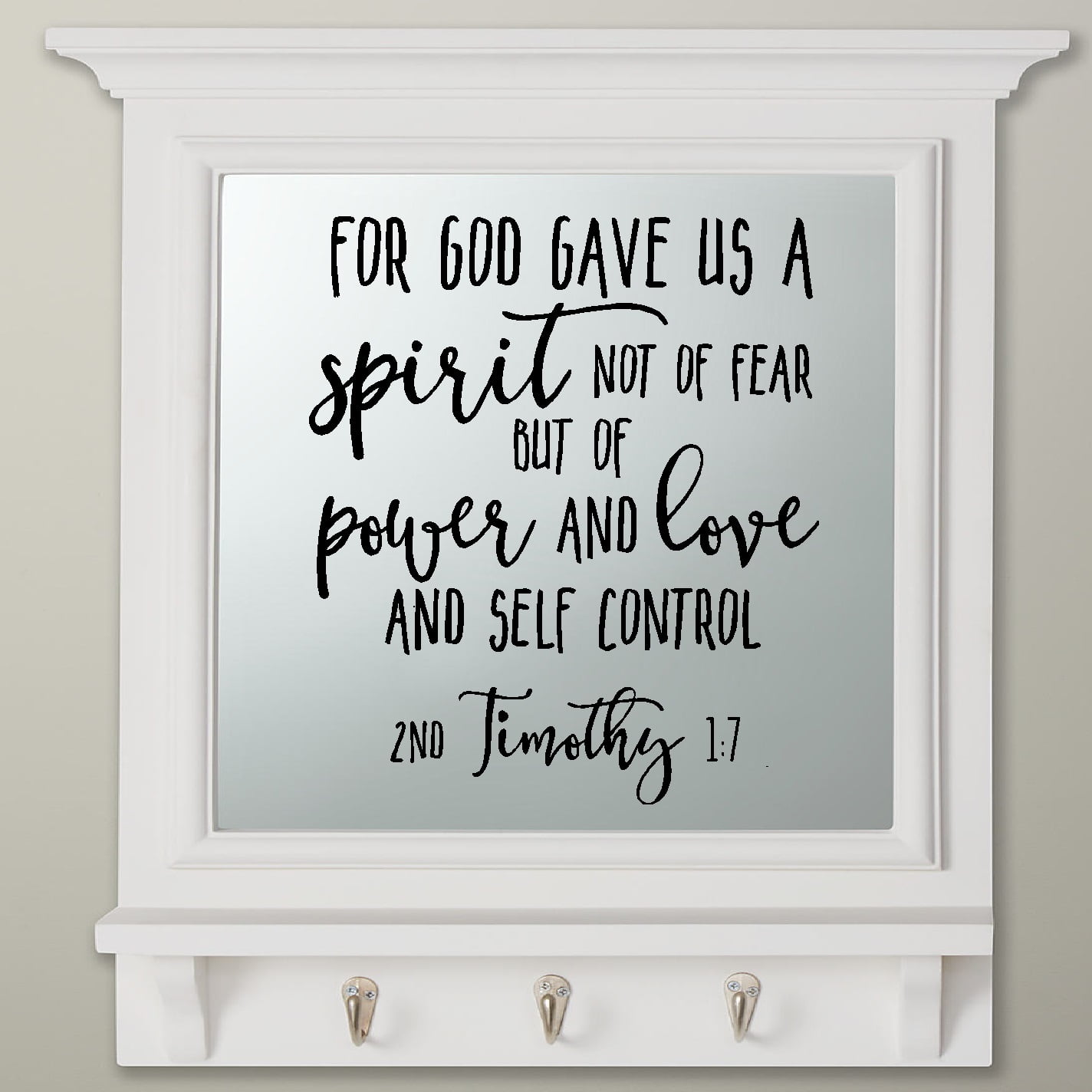 for god gave us a spirit of power