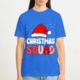 thumbnail image 5 of OdeJous Christmas Squads Family Group Matching Christmas Party Pajama T-Shirt, Blue Large, 5 of 5