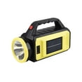 thumbnail image 2 of CxhicLuv Solar Rechargeable Spotlight, 8.3×5.1×3.5 Inch Camping Lantern – 3 Modes, Mobile Power Function, Waterproof – Ideal for Camping, Emergencies, Outdoor Workers, Yellow, 2 of 9