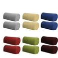 thumbnail image 4 of GROWTH TANK Armrest Cover Soft Spandex Stretch Arm Cover Sofas Chairs Protector for Couch Light Gray, 4 of 4