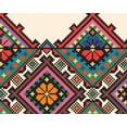 thumbnail image 4 of Cuadros Arte Huichol Mexicano Canvas Artístico 110x60cm, 4 of 4