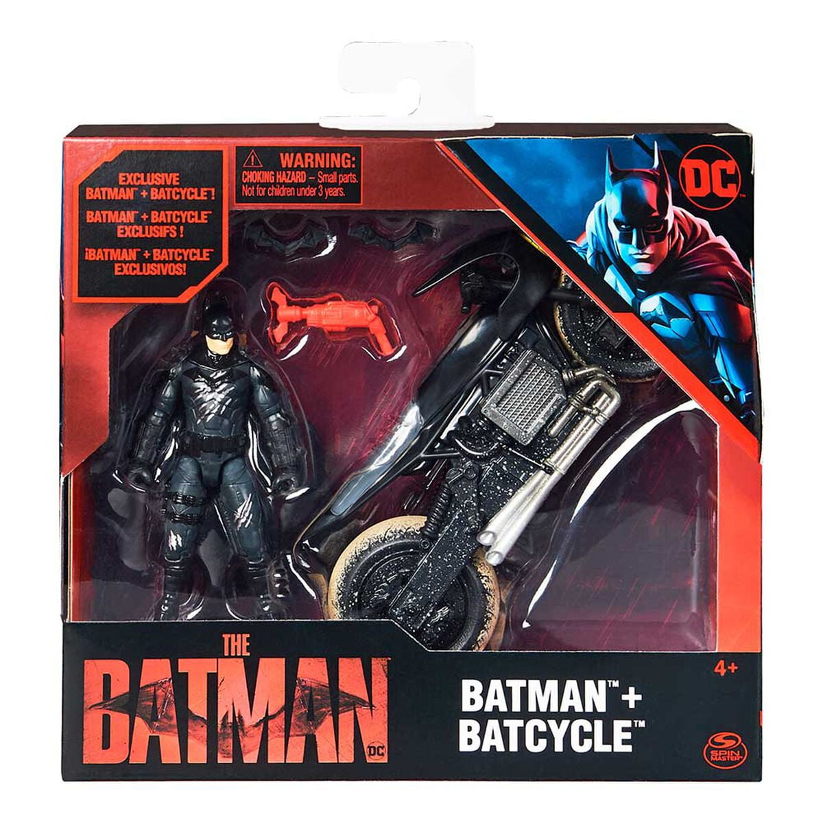 Figura De Acción Batman Y Batcycle Dc