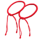 thumbnail image 1 of Pulsera Roja para Suerte y Protección Set de 2 Piezas, 1 of 4