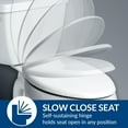 thumbnail image 6 of Bemis 955SSCT Commercial Plastic Round Toilet Seat, Available in Various Colors, 6 of 8