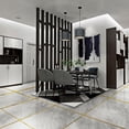 thumbnail image 3 of kurtrusly Home Waterproof Anti-moisture Floor Decor Bathroom PVC Wall Sticker Self Adhesive Tiles Decortaion Tape, 3 of 8