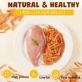 thumbnail image 5 of (4 pack) ASMPET Chicken Jerky Dog Treats, Mini Chicken Strips, Rawhide Free Training Treats for Cats and Small Dogs,11oz, 5 of 11