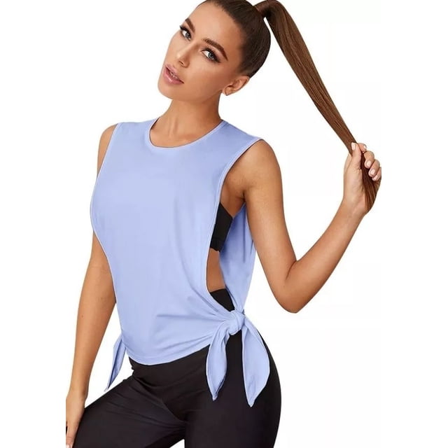 Playera Mujer Deportiva Casual Blusa Sexy Ajustable 3099 Gyk