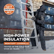 RefrigiWear Mens Iron-Tuff® Coveralls with Hood