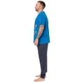 thumbnail image 2 of Pokemon Mens Blue Short Sleeve Long Leg Pyjama Set, 2 of 6