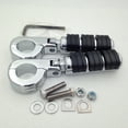 thumbnail image 1 of HTT Motorcycle Chrome Footrest Foot Pegs with 1 1/4" Clamps For Suzuki VL1500 VL800 VZ800 VL125 VL250 VS1400 VZ1500 Intruder M800 C800 C1800RT M109R C109R Boulevard M90 S50 M50Z C90 M1500, 1 of 7