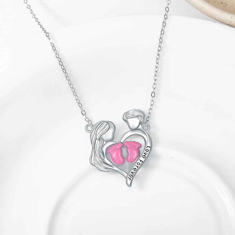 SISGEM Diamond Butterfly Necklace for Women S925 Sterling Silver Lab Grown Diamond Butterfly Necklace for Women Handmade Silver Butterfly Pendant Necklace Jewelry Gift for Mother Her