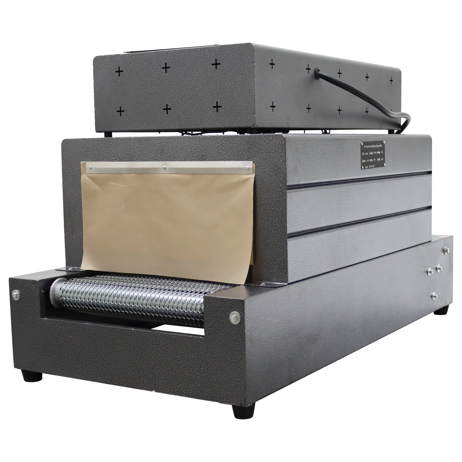 Visible Heat Shrink Wrap Machine Net Transmitted Heat Shrink Machine Tunnel Packaging Machine 220V