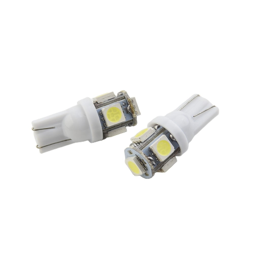 12 Volt LED Bulb (10-30vdc), T10 Wedge Round PCB 921 12 Volt LED