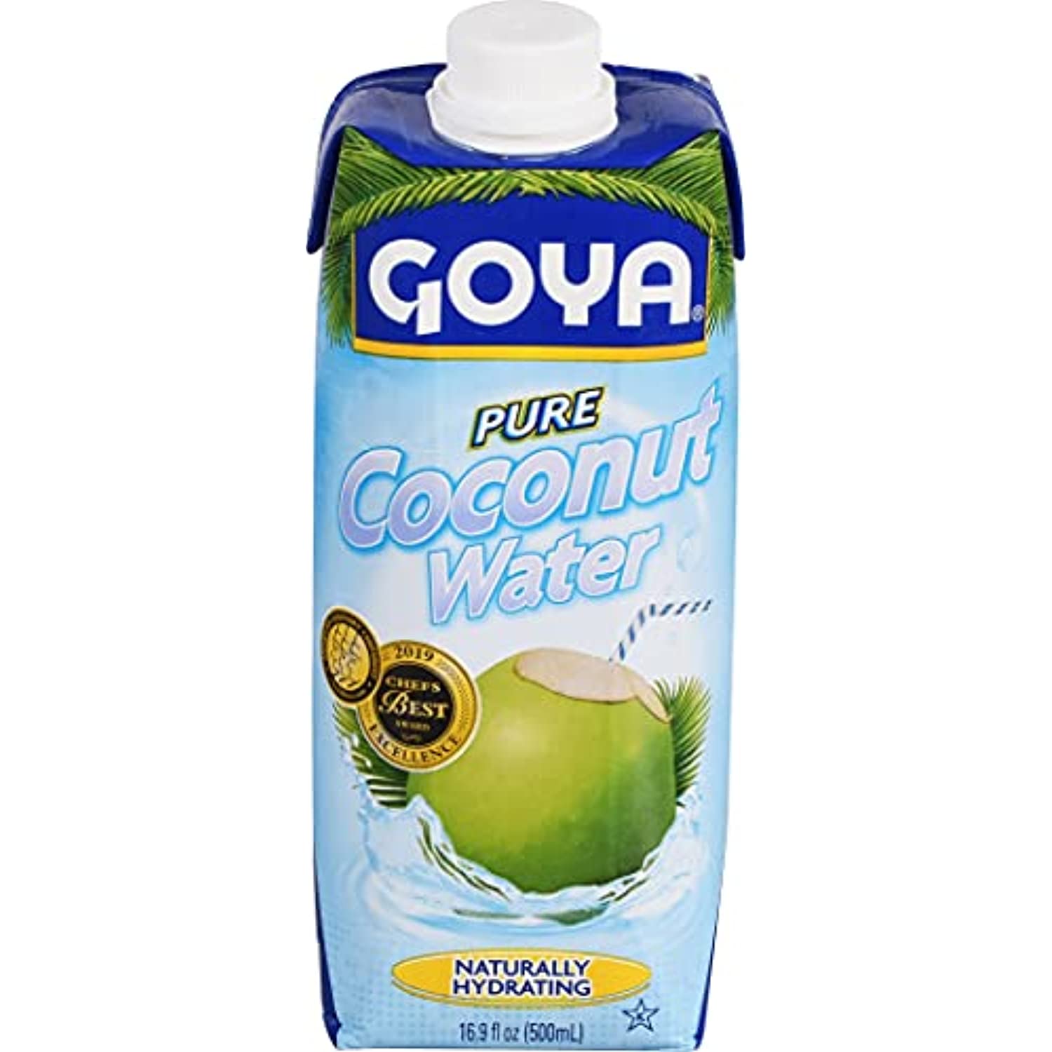 Goya Foods Pure Coconut Water, 16.9 Fl Oz (Pack Of 24)