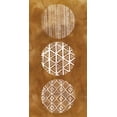 thumbnail image 2 of Popp, Grace 14x24 White Modern Wood Framed Museum Art Print Titled - Tribal Pattern I, 2 of 4