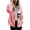Pink, variant on AOOCHASLIY Women Winter Coat Fashion Women Warm Long Sleeve Casual Solid Zipper Hooded Coat Blouse