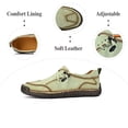 thumbnail image 2 of Mens Casual Loafers Lightweight Walking Shoes Slip Resistant Driving Shoes Comfortable Fashion Oxford Shoes Green 8.5 US, 2 of 7