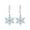 Light Blue, variant on Opvise 1 Pair Women Earrings Hook Elegant Lightweight Women Fashion Snowflake Hook Earrings for Home Light Blue