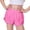 Hot Pink, variant on NordicNest Girls High Waisted Running Shorts with Liner – Loose Fit Breathable 2-in-1 Yoga Shorts for Kids, Athletic Workout Bottoms