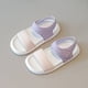 thumbnail image 4 of Sandalias Infantiles Verano Sin Deslizamiento TOES ABIERTOS PLANTAS (32) Púrpura, 4 of 8