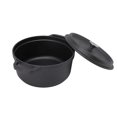 thumbnail image 3 of Dutch Oven Pot, Uncoated Cast Iron Pot Durable  Heat Retention  for Kitchen, 3 of 8